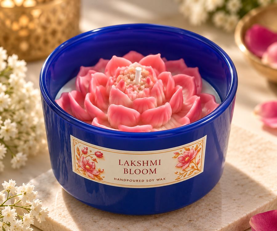 Lakshmi Bloom candle
